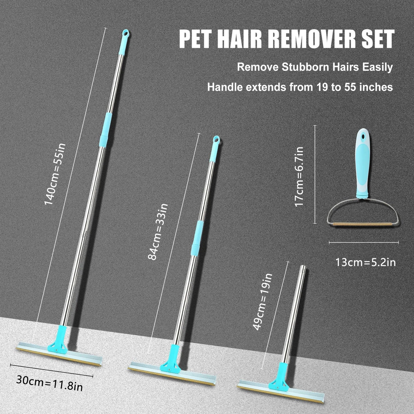 Plastic Long Handled Broom Mop Brush Remover Dog Hair Remover Adhesive Brush Pet Broom Cat Hair Remover Dog Hair Scraper