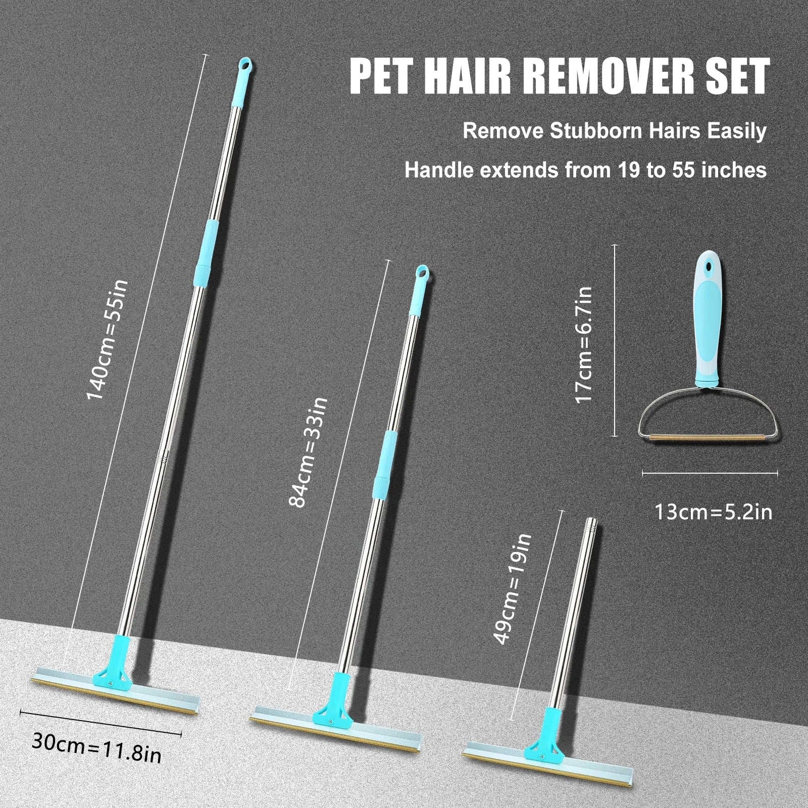 Plastic Long Handled Broom Mop Brush Remover Dog Hair Remover Adhesive Brush Pet Broom Cat Hair Remover Dog Hair Scraper
