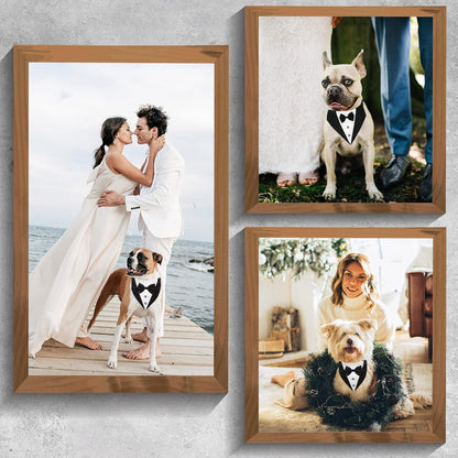 Formal Dog Tuxedo Bandana Collar with Bow Tie – Adjustable Fit for Dogs My Store